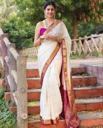 south indian saree